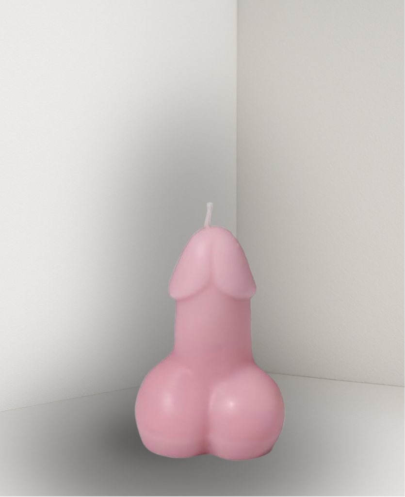 Handgemachte Sojawachs-Körperkerze „Eros" – 135 g Skulptur