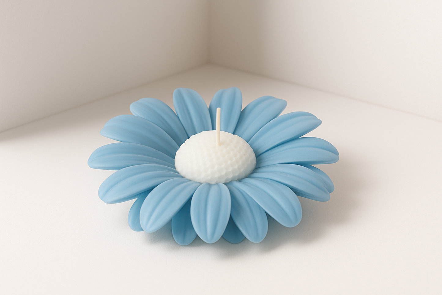 Blaue Kerze