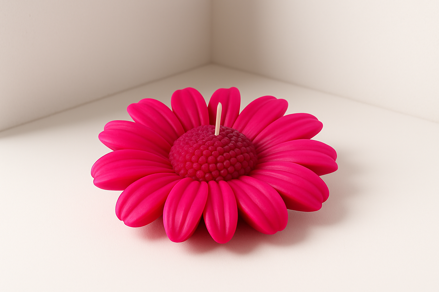 Knallige Pink Kerze
