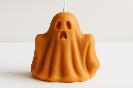 Handgemachte Geist-Kerzen „Spooky Collection" – Dekorative Sojawachs-Kerzen