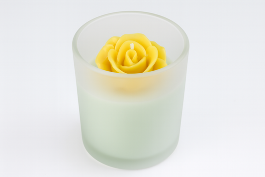 Handgemachte Sojawachs-Duftkerze „Orange-Lemongrass“ – 150g im Glas
